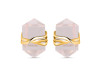 Rose Quartz Pencil Stud Earring RSQ-RE-67.