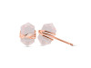 Rose Quartz Pencil Stud Earring RSQ-RE-67.