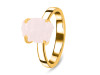 Rose Quartz Raw Crystal Ring RSQ-RR-200.