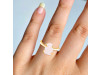 Rose Quartz Raw Crystal Ring RSQ-RR-200.
