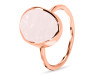 Rose Quartz Raw Crystal Ring RSQ-RR-345.