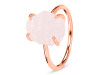 Rose Quartz Raw Crystal Ring RSQ-RR-347.
