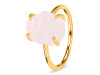 Rose Quartz Raw Crystal Ring RSQ-RR-347.