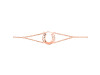 Horse Shoe Plain Silver Bracelet PS-RDB-1.