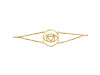 Brow Chakra Plain Silver Bracelet PS-RDB-3.