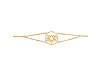 Lotus Plain Silver Bracelet PS-RDB-4.