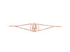 Hamsa Hand Plain Silver Bracelet PS-RDB-5.