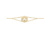 Solar Plexus Chakra Plain Silver Bracelet PS-RDB-6.