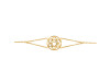 Sacral Chakra Plain Silver Bracelet PS-RDB-7.