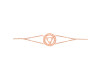 Throat Chakra Plain Silver Bracelet PS-RDB-8.