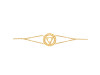 Throat Chakra Plain Silver Bracelet PS-RDB-8.