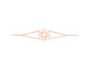 Base Chakra Plain Silver Bracelet PS-RDB-10.