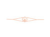 Human Body Chakra Plain Silver Bracelet PS-RDB-14.