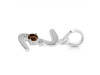 Smoky & White Topaz Alphabet Z Pendant SMY-RDA-26.