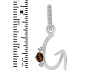 Smoky & White Topaz Alphabet G Pendant SMY-RDA-33.