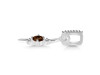 Smoky & White Topaz Alphabet I Pendant SMY-RDA-35.