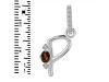 Smoky & White Topaz Alphabet P Pendant SMY-RDA-42.