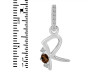 Smoky & White Topaz Alphabet R Pendant SMY-RDA-44.