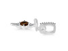 Smoky & White Topaz Alphabet T Pendant SMY-RDA-46.