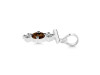 Smoky & White Topaz Alphabet T Pendant SMY-RDA-72.