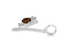 Smoky & White Topaz Alphabet Y Pendant SMY-RDA-77.