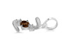 Smoky & White Topaz Alphabet Z Pendant SMY-RDA-78.