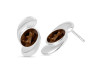 Smoky Stud Earring SMY-RDE-15.