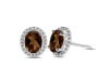 Smoky Stud Earring SMY-RDE-34.