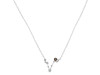 Pisces Zodiac Star Constellation Smoky & White Topaz Necklace SMY-RDN-387.