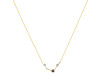 Aries Zodiac Star Constellation Smoky & White Topaz Necklace SMY-RDN-488.