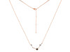 Aries Zodiac Star Constellation Smoky & White Topaz Necklace SMY-RDN-488.