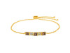 Smoky & White Topaz Bracelet SMY-RDB-147.