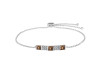 Smoky & White Topaz Bracelet SMY-RDB-147.