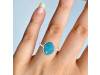 Turquoise Raw Crystal Ring TRQ-RR-345.