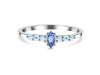 Tanzanite & Moonstone Ring TZN-RDR-2532-RBM.