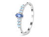 Tanzanite & Moonstone Ring TZN-RDR-2532-RBM.