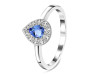 Tanzanite & White Topaz Ring TZN-RDR-2535.