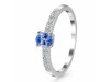 Tanzanite & White Topaz Ring TZN-RDR-2538.
