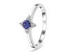 Tanzanite & White Topaz Ring TZN-RDR-2541.