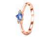 Tanzanite & White Topaz Ring TZN-RDR-2543-RBM.