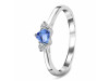 Tanzanite & White Topaz Ring TZN-RDR-2543-RBM.