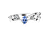 Tanzanite & White Topaz Ring TZN-RDR-2629.