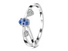 Tanzanite & White Topaz Ring TZN-RDR-2629.