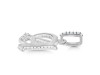 Cubic Zirconia Alphabet A Pendant CUZ-RDA-183.
