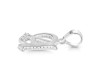 Cubic Zirconia Alphabet A Pendant CUZ-RDA-157.