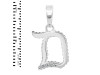 Cubic Zirconia Alphabet D Pendant CUZ-RDA-160.