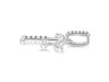 Cubic Zirconia Alphabet F Pendant CUZ-RDA-188.