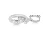 Cubic Zirconia Alphabet G Pendant CUZ-RDA-189.