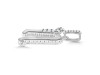 Cubic Zirconia Alphabet N Pendant CUZ-RDA-196.