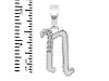 Cubic Zirconia Alphabet N Pendant CUZ-RDA-170.